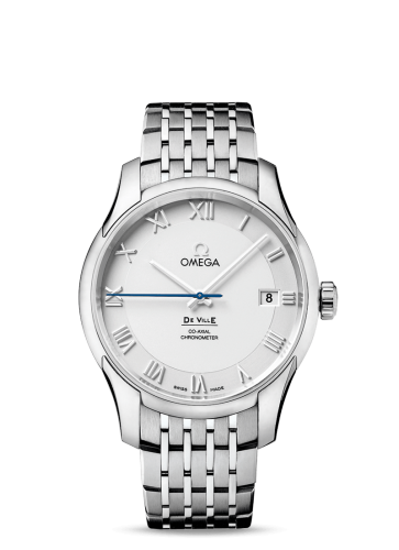 [431.10.41.21.02.001 (aka: 43110412102001)] De Ville Co-Axial 41 Stainless Steel / Silver / Bracelet