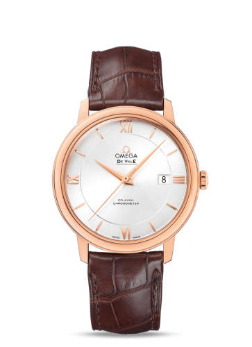 [424.53.40.20.02.001 (aka: 42453402002001)] De Ville Prestige Co-Axial 39.5 Red Gold / Silver
