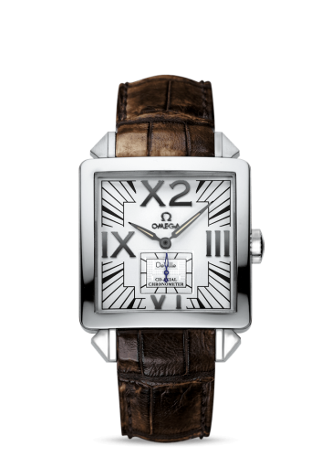 [7710.30.39] De Ville X2 Co-Axial 35 Small Seconds White Gold / White