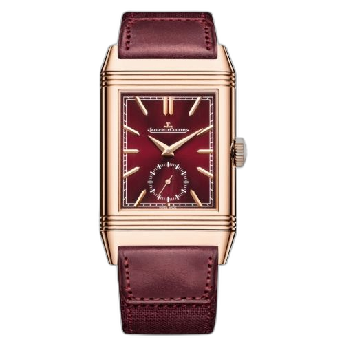 [398256J] Reverso Tribute Duoface Fagliano Pink Gold / Burgundy