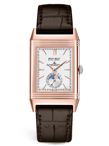 [3912420 (aka: Q3912420)] Reverso Tribute Calendar Pink Gold / Silver / Alligator