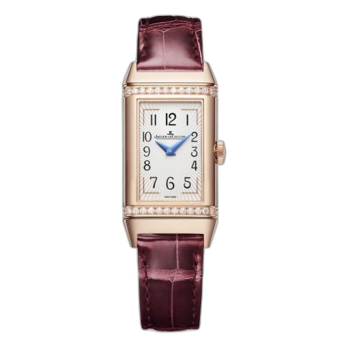 [3342520 (aka: Q3342520)] Reverso One Duetto Pink Gold / Silver / Alligator