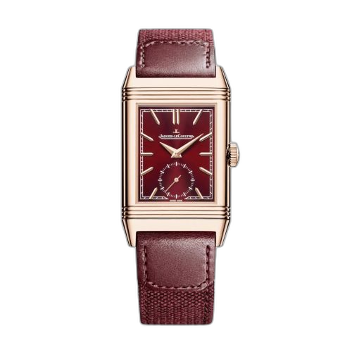 [713256J (aka: Q713256J)] Reverso Tribute Small Seconds Pink Gold / Burgundy / Fagliano