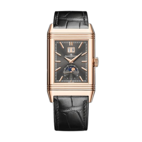 [Q71125E1] Jaeger-LeCoultre Reverso Tribute Nonantieme Enamel Pink Gold / Grey