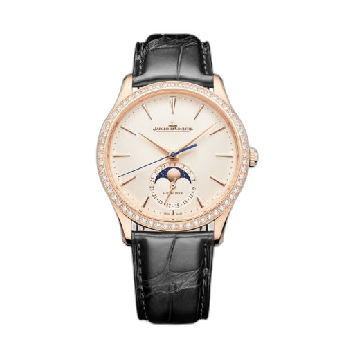 [1362503 (aka: Q1362503)] Master Ultra Thin Moon Pink Gold - Diamond / Eggshell / Alligator