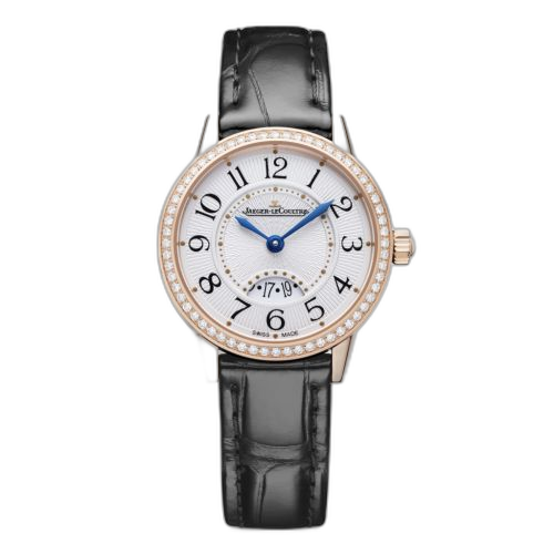 [3402530 (aka: q3402530)] Rendez-Vous Date Small Quartz Pink Gold - Diamond / Silver / Alligator