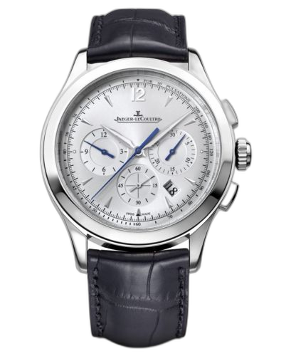[1538420 (aka: Q1538420)] Master Chronograph Stainless Steel / Silver / Alligator