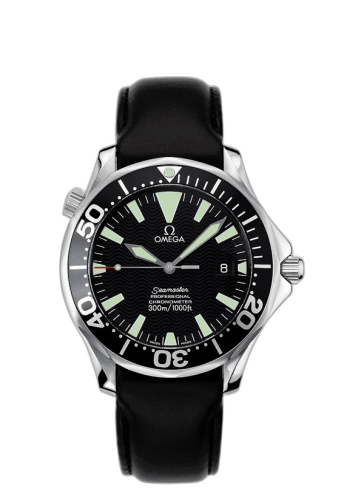 [2954.50.91 (aka: 29545091)] Seamaster Diver 300M Automatic 41 Stainless Steel / Black / Leather