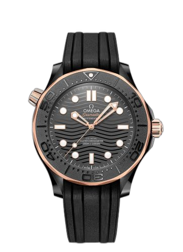 [210.62.44.20.01.001 (aka: 21062442001001)] Seamaster Diver 300M Master Co-Axial 43.5 Sedna Black