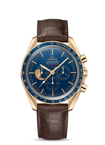 [311.63.42.30.03.001 (aka: 31163423003001)] Speedmaster Professional Moonwatch Apollo XVII 45th Anniversary / Yellow Gold