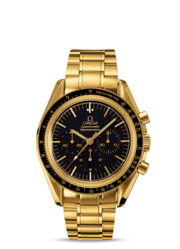 [3195.50.00 (aka: 31955000)] Speedmaster Professional Moonwatch Yellow Gold / Bracelet