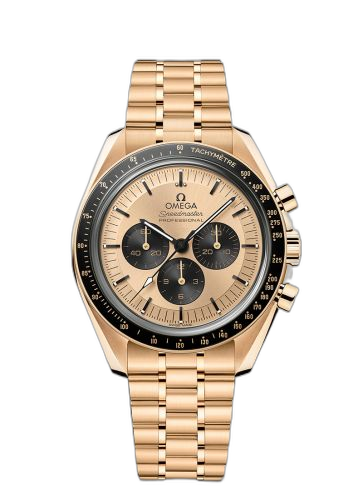 [310.60.42.50.99.002] Speedmaster Professional Moonwatch 3861 Moonshine Gold / Moonshine Gold / Bracelet