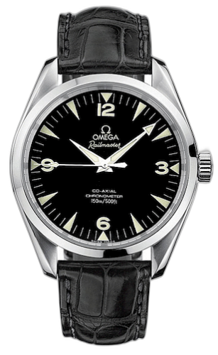 [2803.52.31 (aka: 28035231)] Seamaster Aqua Terra 150M Co-Axial 39.2 Railmaster / Black Alligator