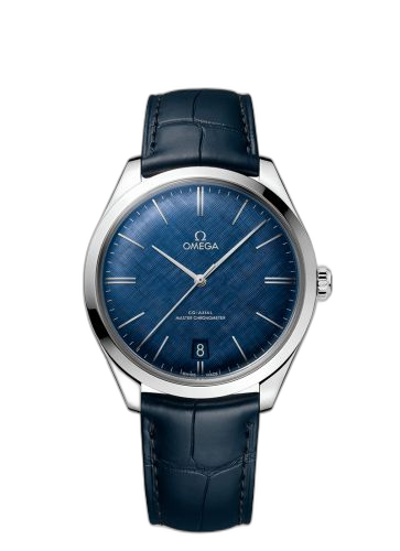 [435.13.40.21.03.001 (aka: 43513402103001)] De Ville Trésor Master Chronometer Stainless Steel / Blue