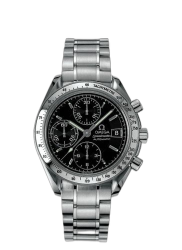[3513.50.00 (aka: 35135000)] Speedmaster Date 40 Stainless Steel / Black / Bracelet