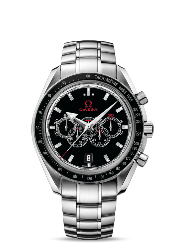 [321.30.44.52.01.001 (aka: 32130445201001)] Speedmaster Co-Axial Stainless Steel / Black / Bracelet / Olympic Collection
