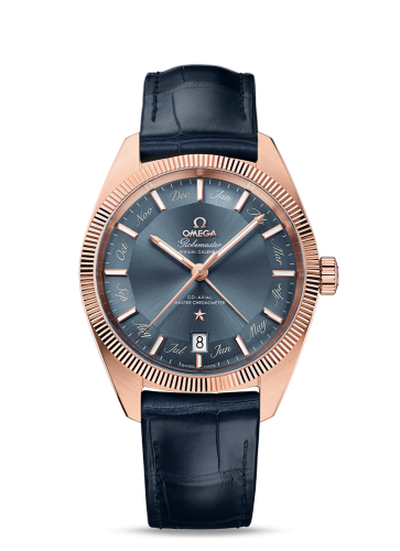[130.53.41.22.03.001 (aka: 13053412203001)] Globemaster Annual Calendar Sedna Gold / Grey