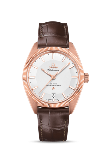 [130.53.39.21.02.001 (aka: 13053392102001)] Globemaster Sedna Gold / Silver / Leather