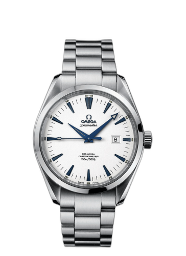 [2502.33.00] Seamaster Aqua Terra 150M Co-Axial 42.2 Stainless Steel / White / Bracelet