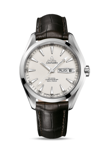 [231.13.43.22.02.001 (aka: 23113432202001)] Seamaster Aqua Terra 150m Co-Axial 43 Annual Calendar Stainless Steel / Silver