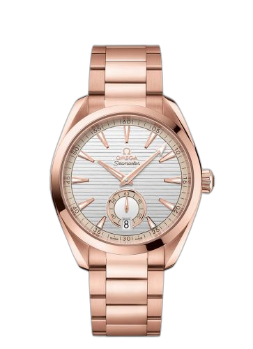 [220.50.41.21.02.002] Seamaster Aqua Terra 150M Master Chronometer Small Seconds 41 Sedna Gold / Silver / Bracelet