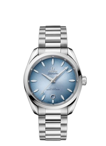[220.10.38.20.03.004 (aka: 22010382003004)] Seamaster Aqua Terra 150M Master Chronometer 38 Stainless Steel / Summer Blue / Bracelet