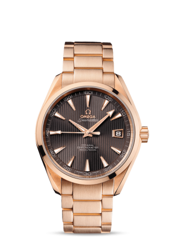 [231.50.42.21.06.001 (aka: 23150422106001)] Seamaster Aqua Terra 150M Co-Axial 41.5 Red Gold / Grey / Bracelet
