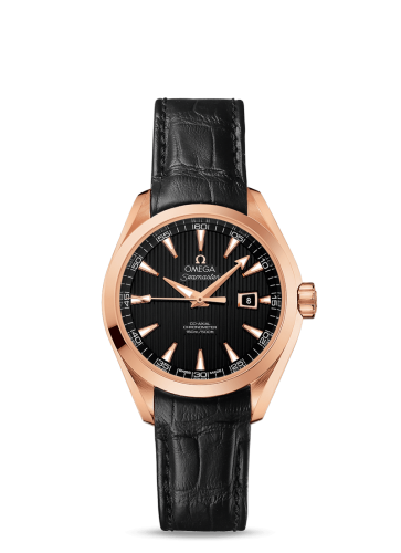 [231.53.34.20.01.002 (aka: 23153342001002)] Seamaster Aqua Terra 150M Co-Axial 34 Red Gold / Black