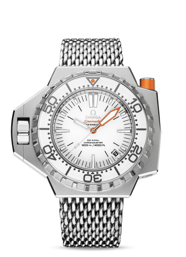 [224.30.55.21.04.001 (aka: 22430552104001)] Seamaster PloProf Co-Axial Stainless Steel / White / Shark