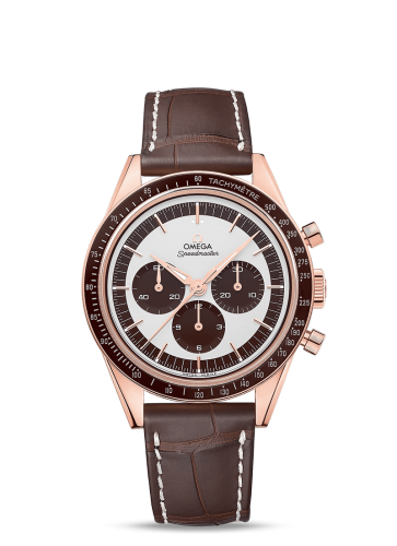 [311.63.40.30.02.001 (aka: 31163403002001)] Speedmaster First Omega in Space Sedna Gold