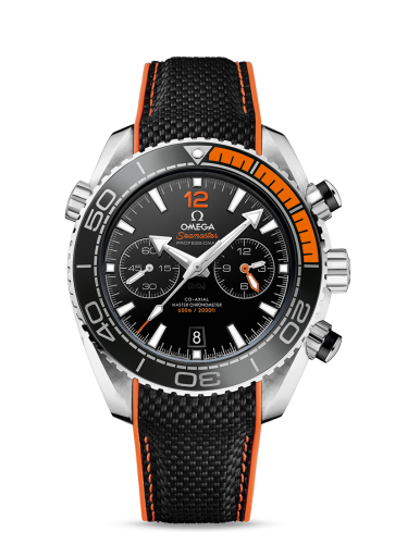 [215.32.46.51.01.001 (aka: 21532465101001)] Seamaster Planet Ocean 600M Co-Axial 45.5 Master Chronometer Chronograph Stainless Steel / Orange / Rubber
