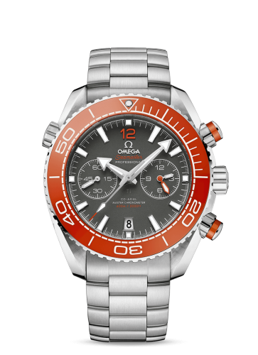 [215.30.46.51.99.001 (aka: 21530465199001)] Seamaster Planet Ocean 600M Co-Axial 45.5 Master Chronometer Chronograph Stainless Steel / Grey / Bracelet