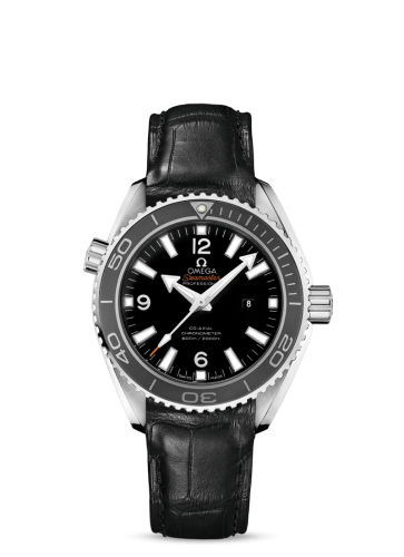[232.33.38.20.01.001 (aka: 23233382001001)] Seamaster Planet Ocean 600M Co-Axial 37.5 Stainless Steel / Black / Alligator