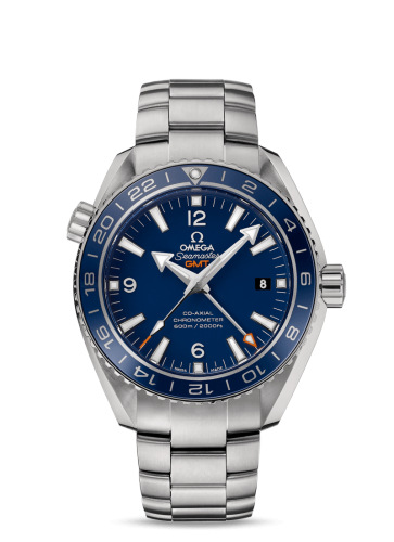 [232.90.44.22.03.001] Seamaster Planet Ocean 600M Co-Axial 43.5 GMT Titanium / Blue / Bracelet