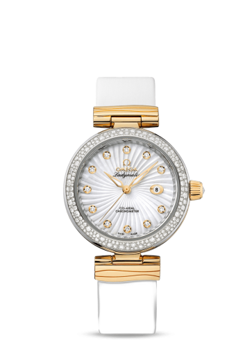 [425.27.34.20.55.002 (aka: 42527342055002)] LadyMatic Co-Axial 34 Stainless Steel / Yellow Gold / Diamond / MOP