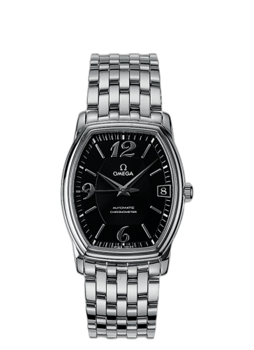 [4503.51.00] De Ville Prestige Automatic 31.2 Tonneau Stainless Steel / Black / Bracelet