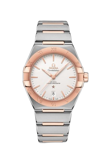 [131.20.39.20.02.001] Constellation Master Chronometer 39 Stainless Steel / Sedna Gold / Silver / Bracelet