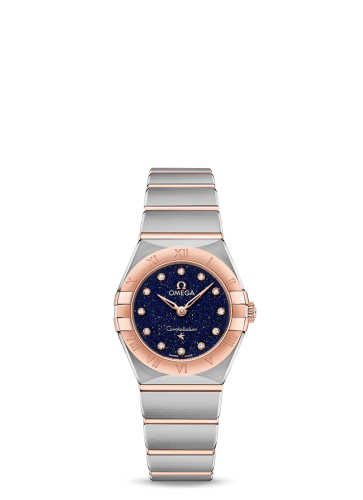 [131.20.25.60.53.002 (aka: 13120256053002)] Constellation Manhattan 25 Quartz Stainless Steel / Sedna Gold / Aventurine