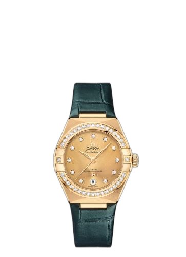 [131.58.29.20.58.001] Constellation Manhattan 29 Co-Axial Master Chronometer Yellow Gold / Diamond / Champagne - Diamond