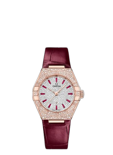 [131.58.29.20.99.001 (aka: 13158292099001)] Constellation Manhattan 29 Co-Axial Master Chronometer Sedna Gold / Snow