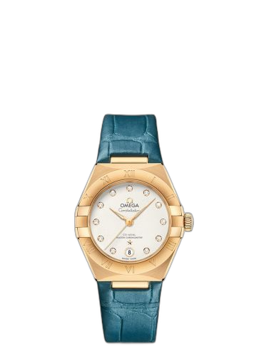[131.53.29.20.52.001] Constellation Manhattan 29 Co-Axial Master Chronometer Yellow Gold / Silver - Diamond