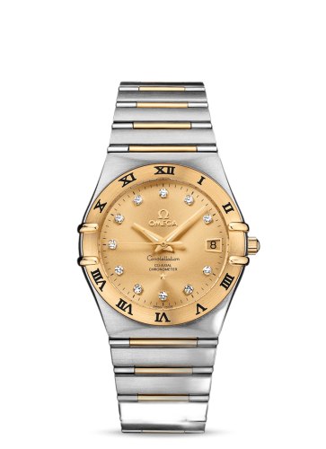 [111.20.36.20.58.001] Constellation Co-Axial 35.5 Stainless Steel / Yellow Gold / Champagne / 160 Years