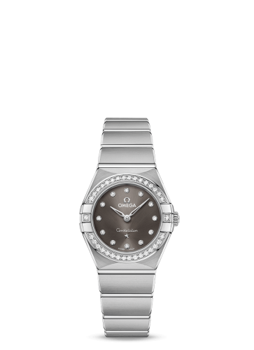 [131.15.25.60.56.001 (aka: 13115256056001)] Constellation Manhattan 25 Quartz Stainless Steel / Grey - Diamond / Diamond