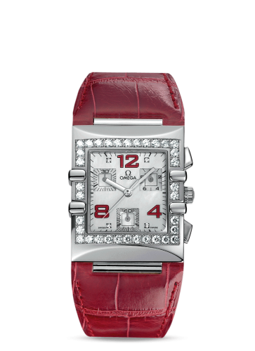 [1847.73.31] Constellation Quadra Quartz 28 Chronograph Stainless Steel / Diamond / MOP/ Alligator