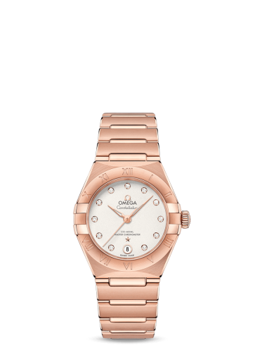 [131.50.29.20.52.001 (aka: 13150292052001)] Constellation Manhattan 29 Co-Axial Master Chronometer Sedna Gold / Silver
