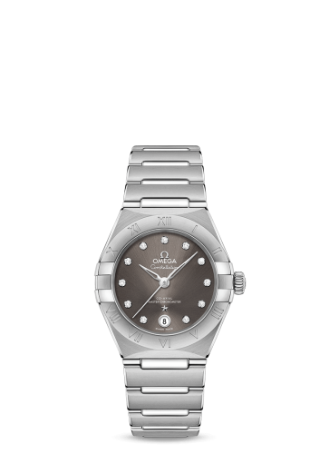 [131.10.29.20.56.001 (aka: 13110292056001)] Constellation Manhattan 29 Co-Axial Master Chronometer Stainless Steel / Grey - Diamond