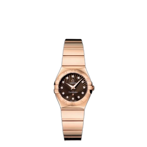 [123.50.24.60.63.002 (aka: 12350246063002)] Constellation Quartz 24 Polished Red Gold / Brown Supernova