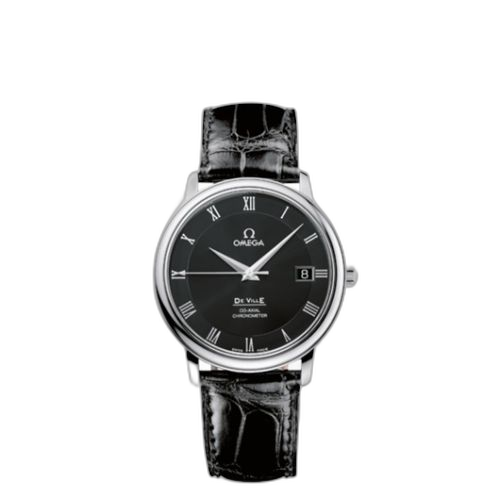 [4875.50.01 (aka: 48755001)] De Ville Prestige Co-Axial 36.5 Stainless Steel / Black