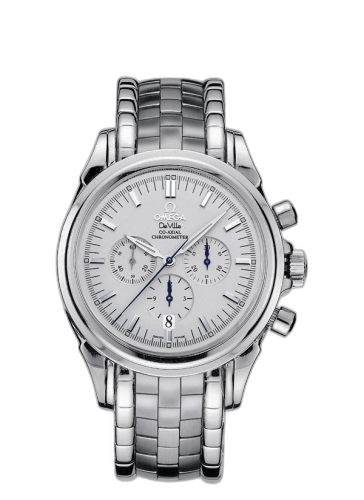 [4541.31.00] De Ville Co-Axial 41 Chronograph Stainless Steel / Silver / Bracelet