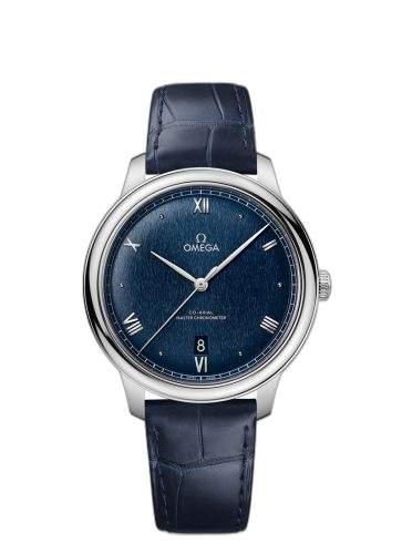 [434.13.40.20.03.001 (aka: 43413402003001)] De Ville Master Chronometer Stainless Steel / Blue